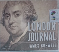London Journal written by James Boswell performed by Qarie Marshall on MP3 CD (Unabridged)